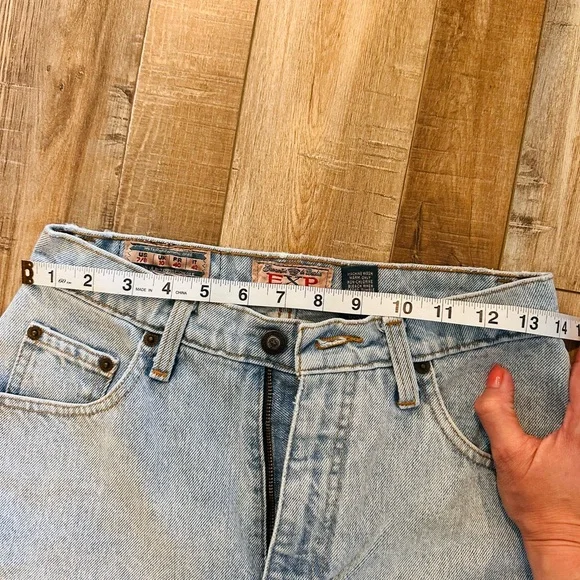 90’s‎ Vintage Express High Rise Slim fit Women's Light Wash Jeans - Picture 6 of 6